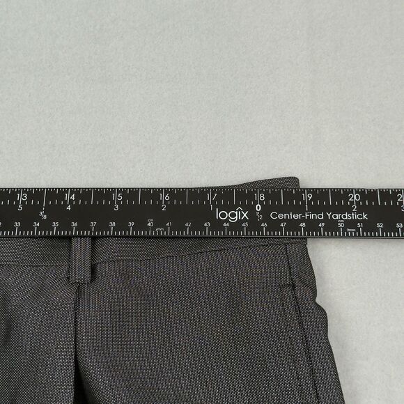 Sean John Dress Pants Mens 38x32 Metallic Gray & Black Pleated w/ Cuffs Baggy - Picture 14 of 16